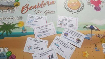 benidorm board game player cards